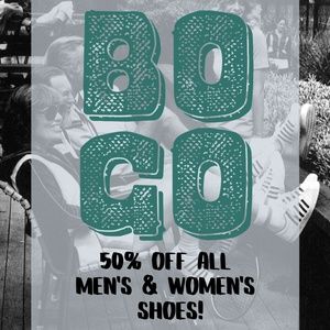 BOGO 50% OFF ALL SHOES